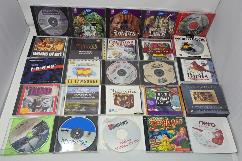 Vintage Windows 95 98 XP Reference Educational Utilities Microsoft Lot of 25 - Image 2 of 4