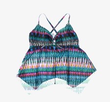 NWT - SWIMSUITS FOR ALL Women's TRIANGLE Multi-Color TANKINI TOP - 14