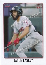 2024 Hickory Crawdads 2nd Jayce Easley Rangers RC Rookie Minor Baseball Card