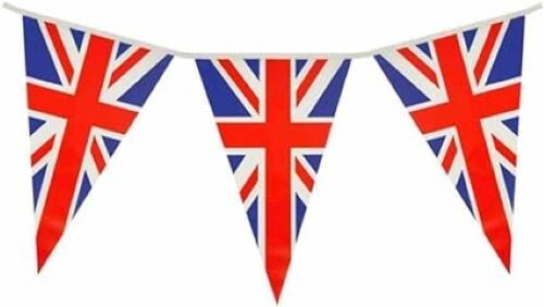 Union Jack Flag Bunting 7m Party Decorations Sport Event Banner Patriotic