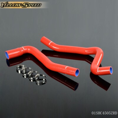Red Silicone Radiator Hose 2Pcs Fit For 1977-1982 Chevy Corvette V8 5.7L/5.0L