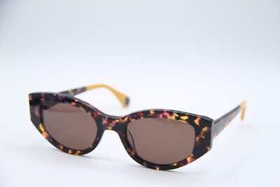 NEW WOOW OPTICAL SUPER BOLD 2 COL 4201 HAVANA YELLOW AUTHENTIC SUNGLASSES 52-21