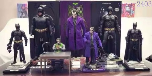 Figura Joker Heath Ledger 1/6 Estatua 30 cm Hecha a Mano Batman Caballero Oscuro Modelo SHF - Imagen 6 de 16