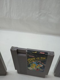 3 nintendo nes game cartidges Mario Bros Duck hunt, Dick Tracy & Skate Or Die