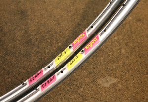 RIGIDA DP 18 700c ALUMINUM 622x13 18h Clincher rim. NOS