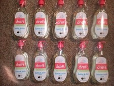 NEW LOT OF 10 DREFT BABY BOTTLE  DISH SOAP BOTTLES PACIFIERS SIPPY CUPS 18 OZ