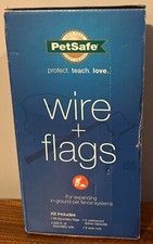 New PETSAFE Wire  Flag Kit - 500 FT Boundary Wire 50 Flags 2 Splice Capsules