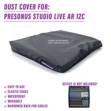 DUST COVER for PreSonus Studio Live AR 12C (for travel and storage)
