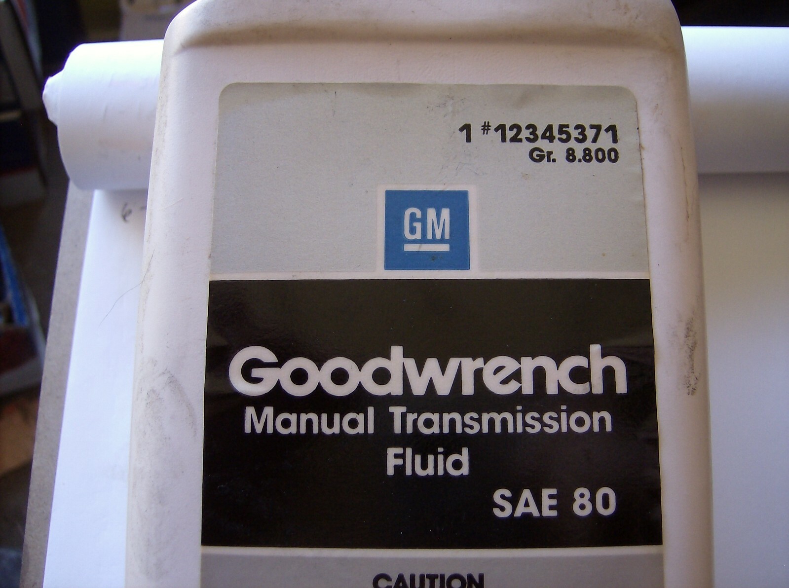GENUINE GM 12345371 MANUAL TRANSMISSION FLUID SAE 80 | eBay