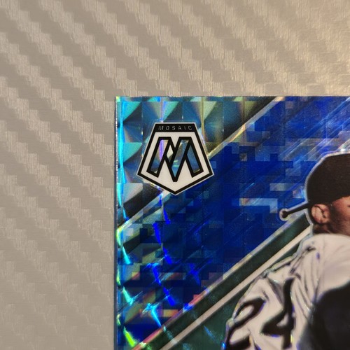 2022 Panini Mosaic KEN GRIFFEY Jr. anni 90 stelle blu mimetico Prizm Color Match #291 - Foto 3 di 3