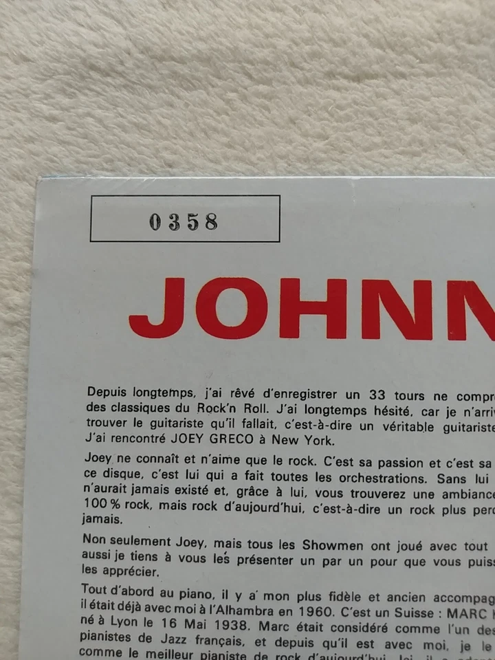 Johnny Hallyday 33t Les Rocks les plus terribles 980859-3 neuf blister 2003 - Photo 3/4