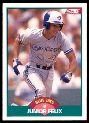 1989 SCORE TRADED JUNIOR FELIX TORONTO BLUE JAYS #83T