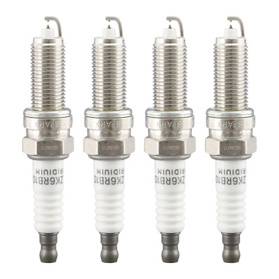4 X Iridium Spark Plugs 18846-10060 SILZKR6B10E For Hyundai ACCENT KIA RIO SOUL