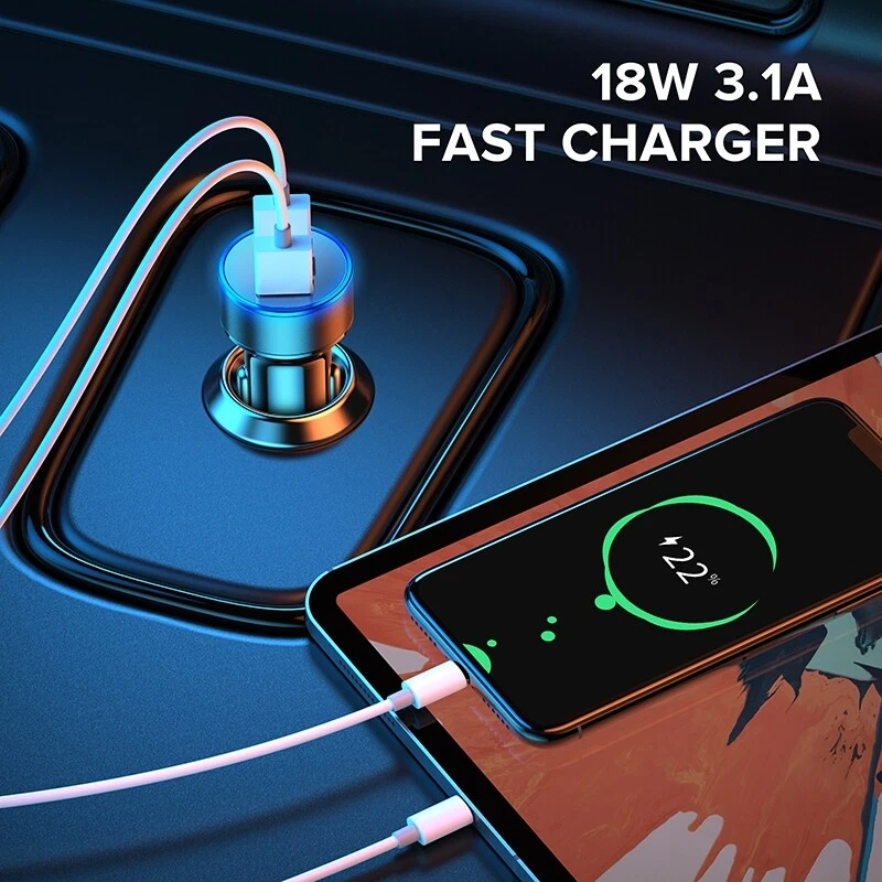 18W PD Fast Car Charger iphone Cable Charger For iPhone 12 11 Pro Max XR XS iPad - Image 4 of 4