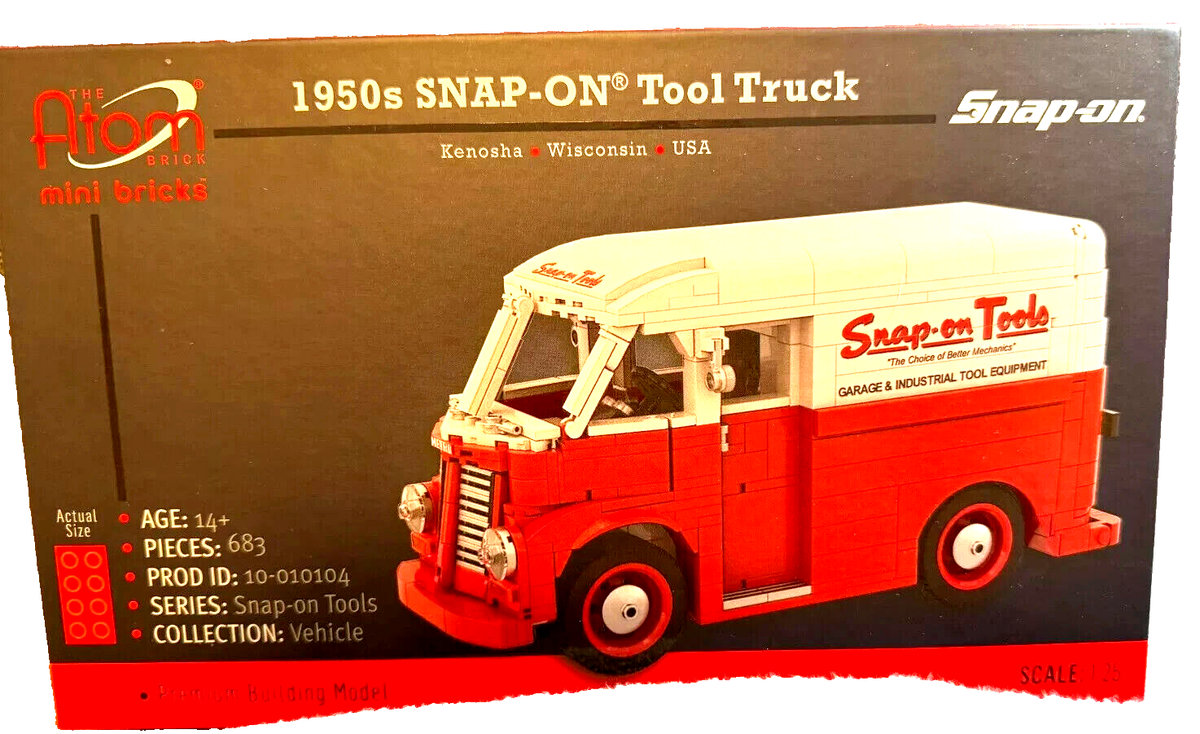 SNAP ON TOOLS USA Atom 1950s Tool Truck SSX24P146 Model New Sealed