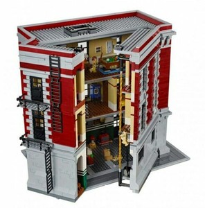 lego ghostbusters firehouse ebay