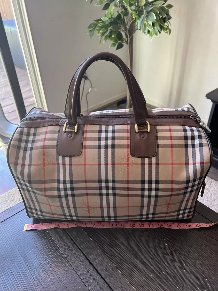 Burberry, Bags, Authentic Vintage Burberry Travel Bag