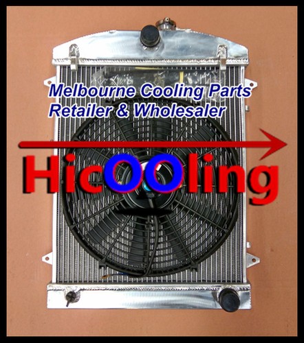 <!--F#f_0-->3 ROW ALUMINUM RADIATOR + FAN FOR HOLDEN FJ FX 1948-1955 1949 1950 1951 52 53 54<!--F/-->