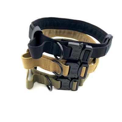 dog collar with control handle