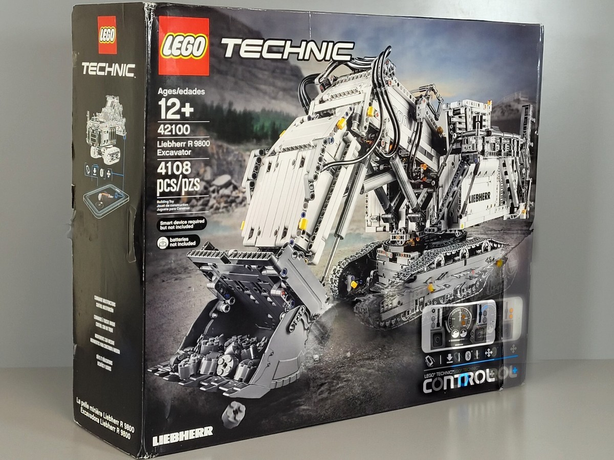 Excavator 42100 Excavadora Liebherr R 9800 Lego Technic New Sealed
