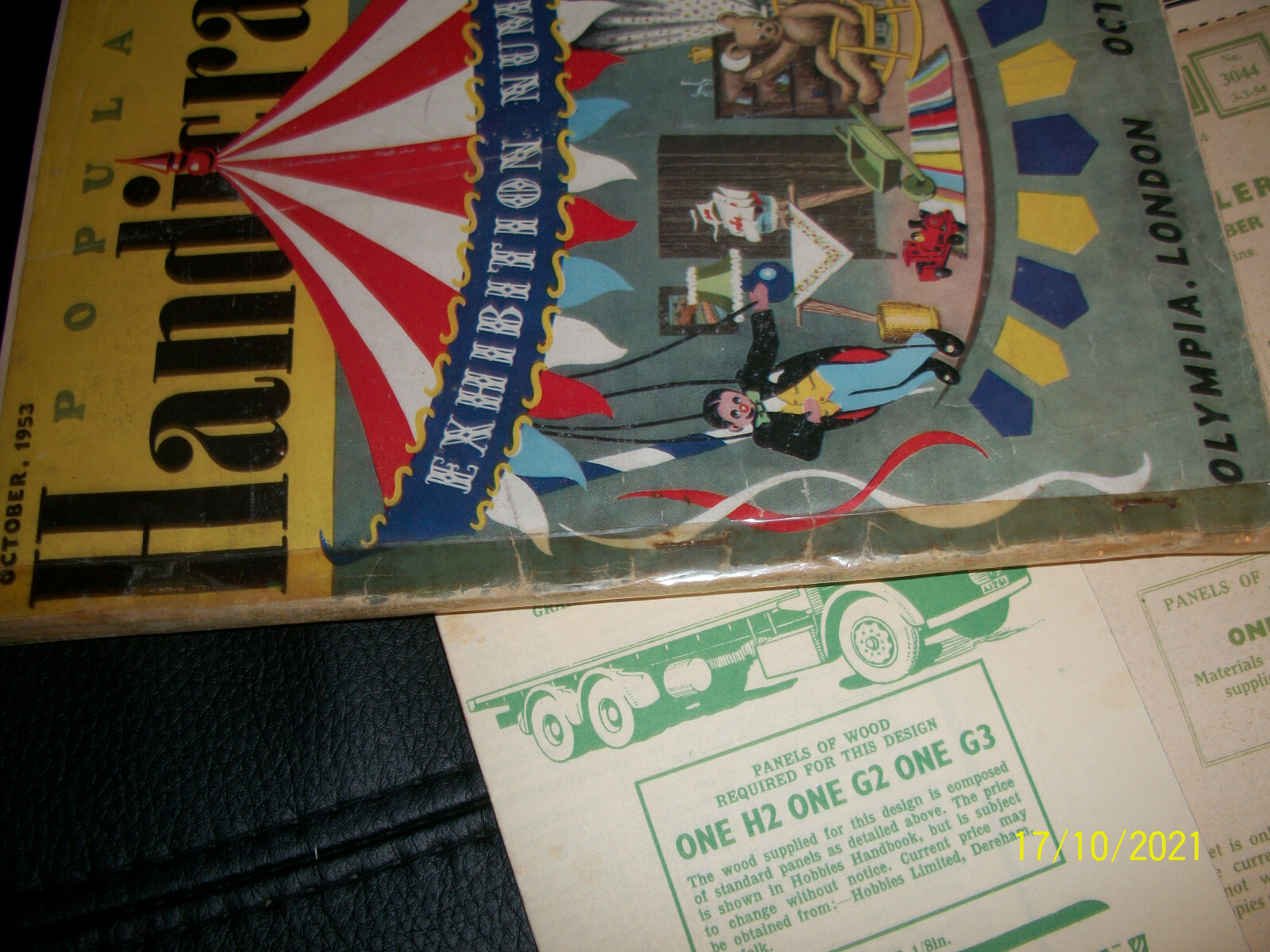 Popular Handicrafts Magazine 1953년 10월 1일~10일, 런던 올림피아 전시회 호 3