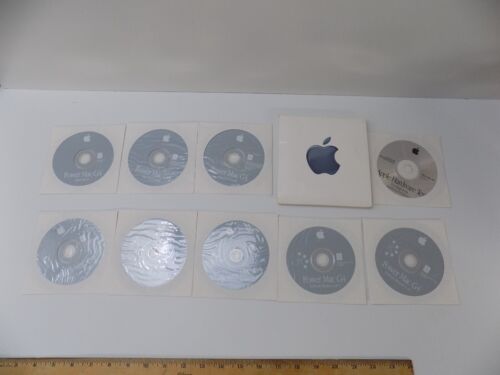 Mac OS 9 v.9.2.2 & OS X v.10.1.3 Power Mac G4 Software Restore Discs 1-5