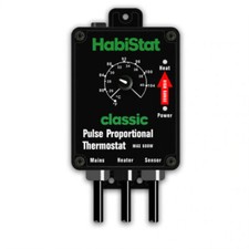 Habistat Pulse Proportional Thermostat 600W - High Range - Black