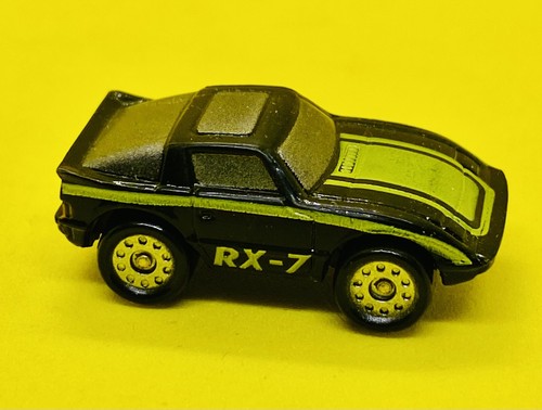 Vintage Micro Machines '80's Mazda RX-7 1986 Galoob Black & Green - Picture 3 of 5