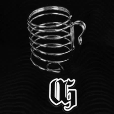 Authentic OG Lowrider Bike Round Cup Holder Chrome