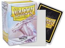 Dragon Shield Sleeves: Standard Matte - White 100CT