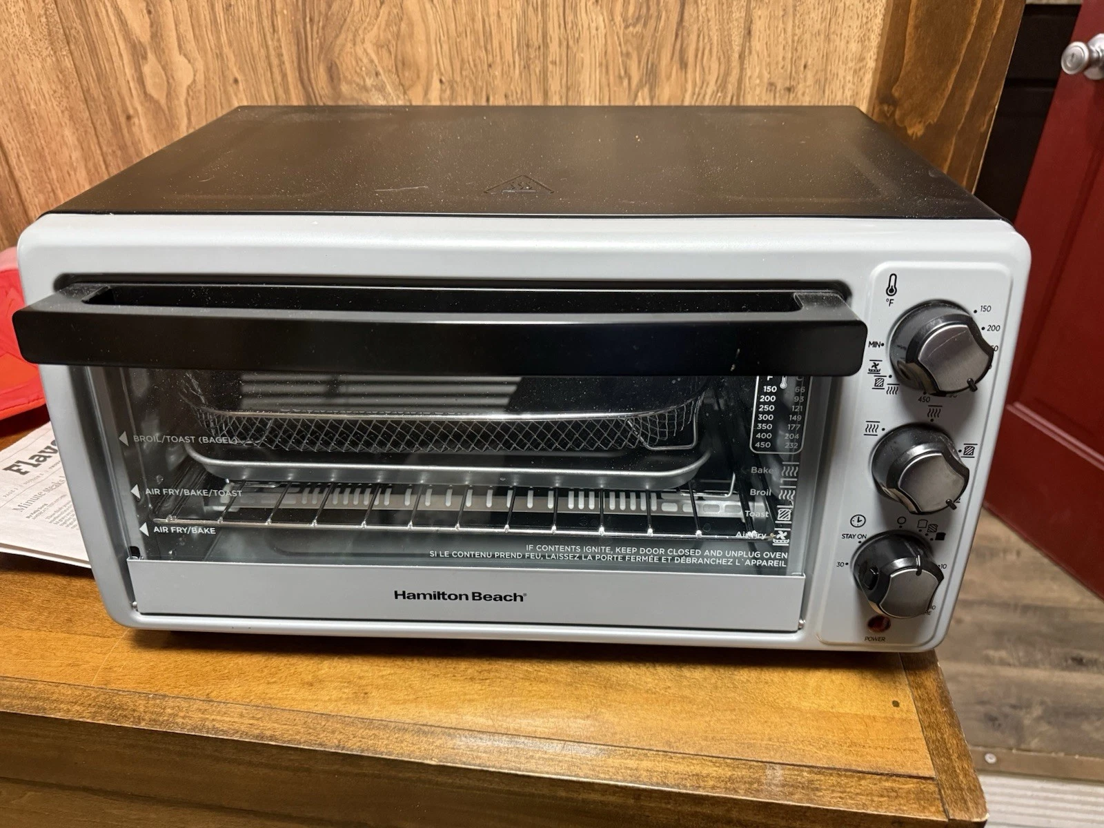 Hamilton Beach Sure Crisp Air Fryer Countertop Toaster Oven Silver
Opens in a new window or tab
