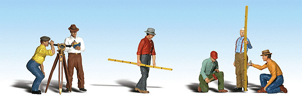 Woodland Scenics 1883 HO Scale Scenic Accents Surveyors