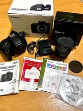 Canon EOS 8000D Camera with Sigma 50mm F1.4 Lens Perfect for Portraits Vlogs