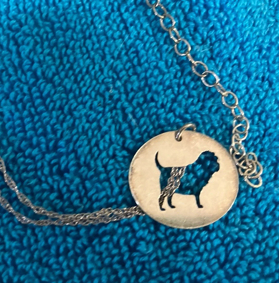 Affenpinscher/Brussels Griffon Sterling Necklace - Image 4 of 4