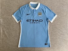 MANCHESTER CITY 2015-2016 Home Jersey Player Edition, L Size, 658884-489