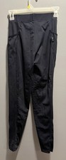 REDUZIERT schwarze Reithose für Mädchen mit Taschen & Reißverschluss