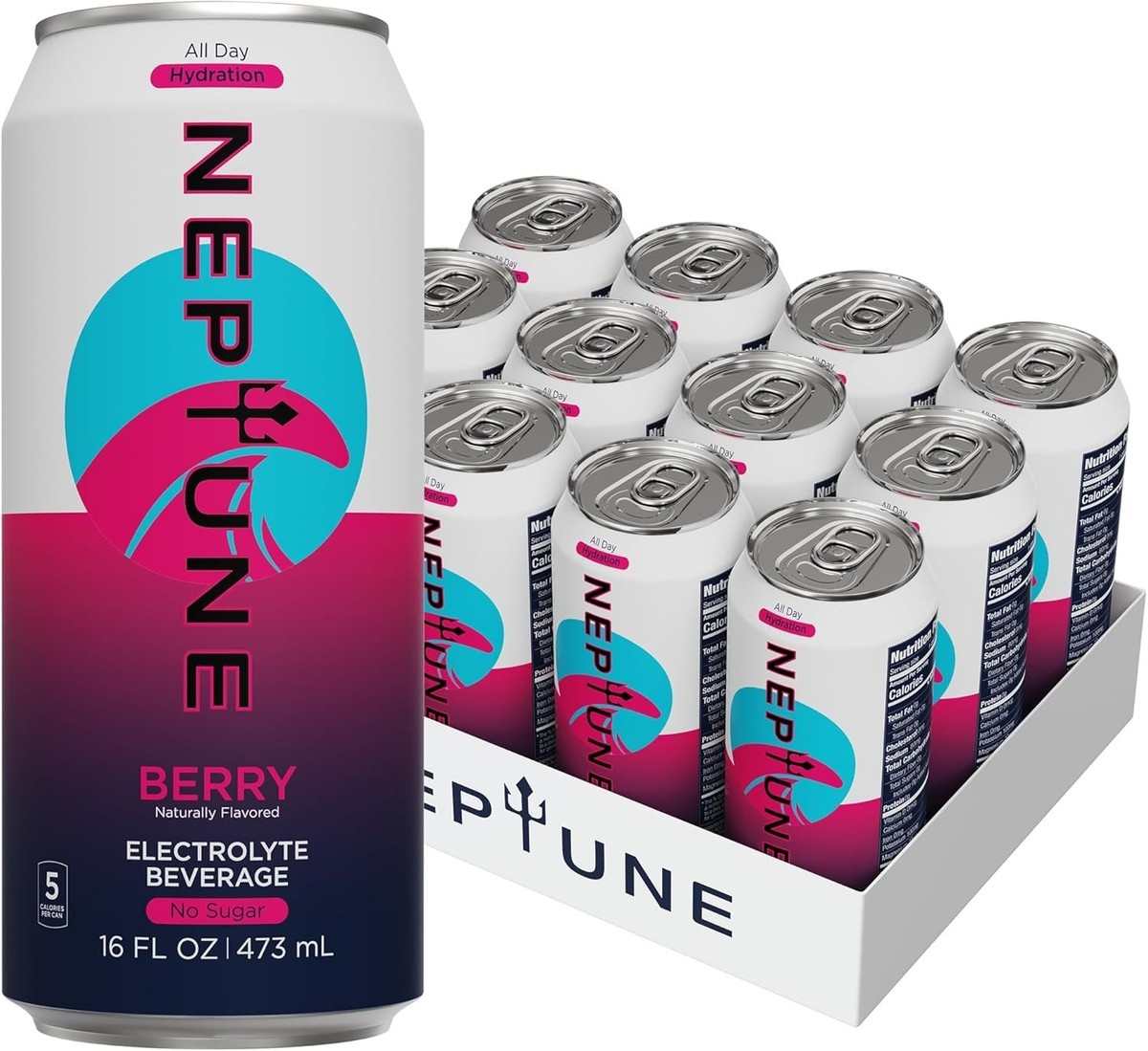 Neptune - Sugar Free, Hydration Drink With Electrolytes - Berry