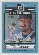 2015 Panini Donruss Diamond Kings Stat Line Career 387/400 Jose Abreu #6 4ns