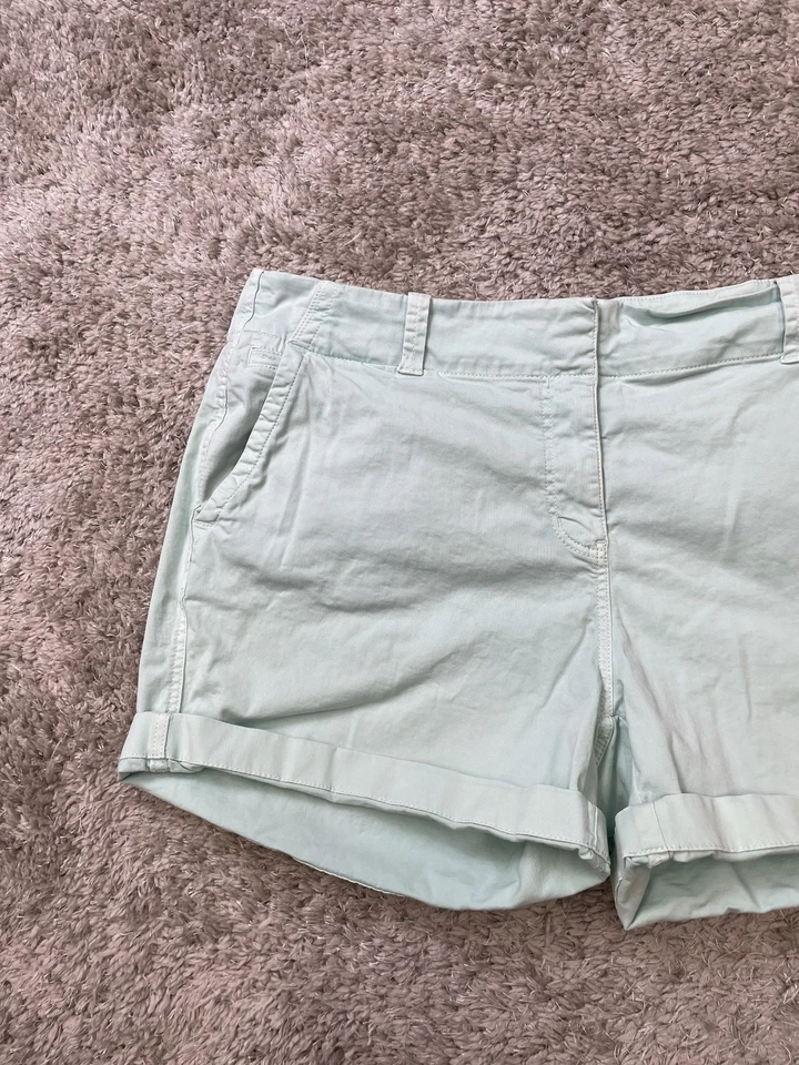Vineyard Vines Shorts Womens 14 Mint Green Chino Cuffed Stretch Casual 2H0518 - Image 3 of 4