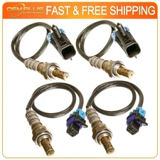 4Pcs Upstream & Downstream Oxygen Sensor For 2007 Cadillac Escalade ESV EXT 6.2L