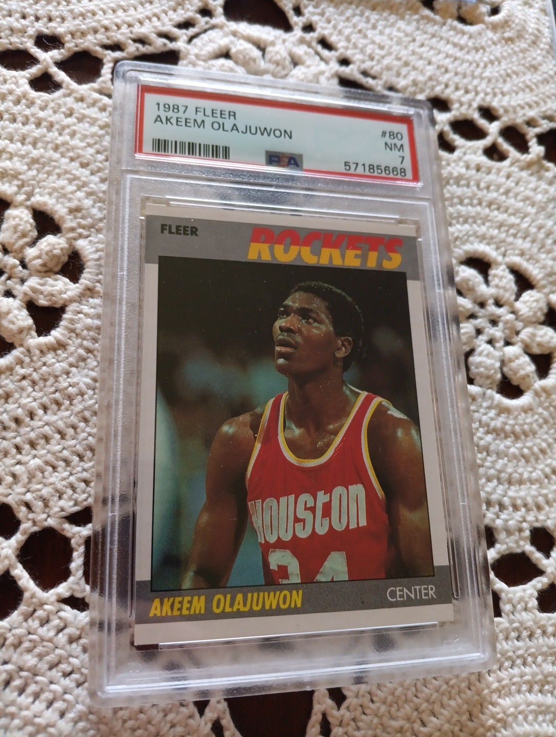 1987-88 Fleer - Hakeem Olajuwon #80