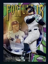 2025 MLB TOPPS Chrome - Fortune 15 - AARON JUDGE  (Topps MLB Bunt  Digiital Card