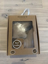 New Bearpaw baby booties leather with faux fur lining, sized for 6-12m