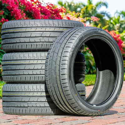 #ad 4 Roundrule Shark 285 40R23 ZR 111W XL All Weather High Performance Tires $592.93