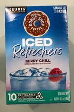 ORIGINAL DONUT SHOP BERRY CHILL ICED REFRESHERS KCUPS 10CT