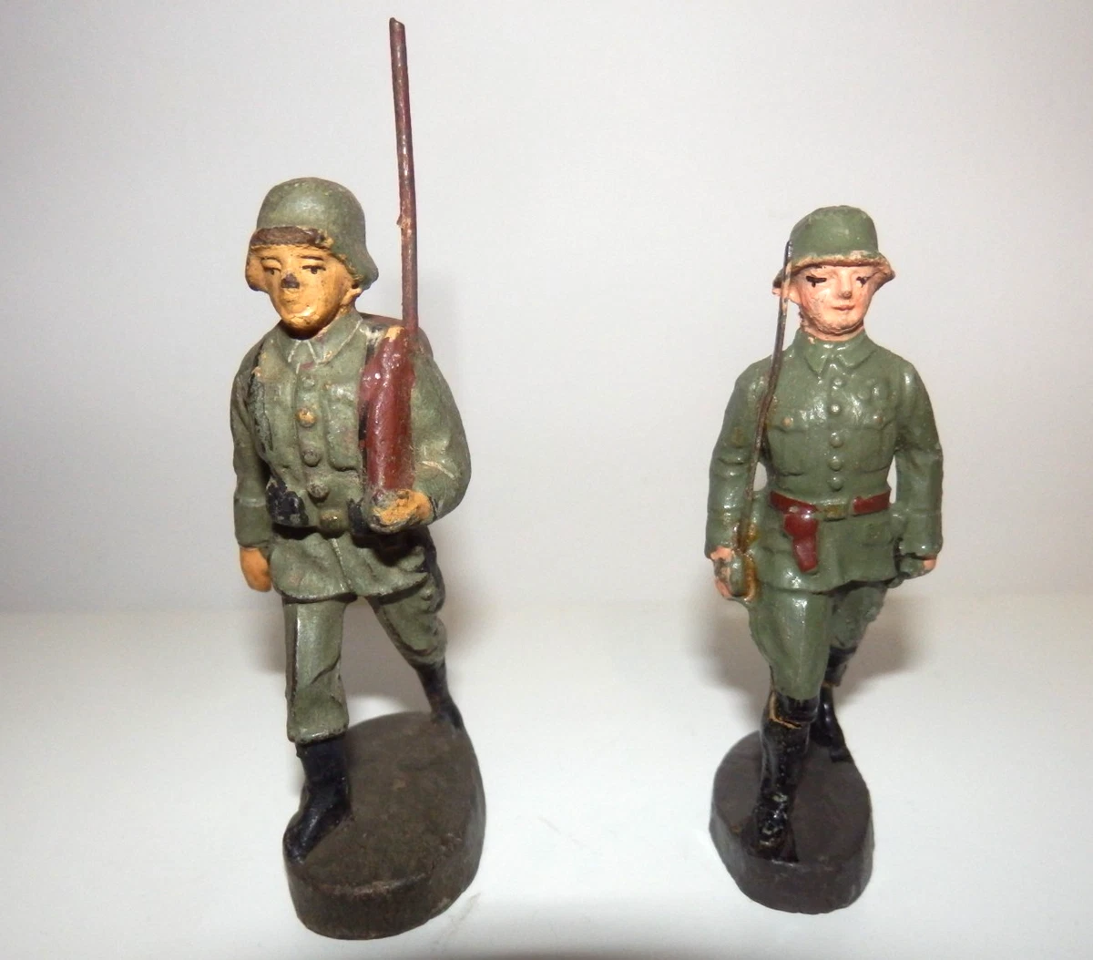 Convoluté Elastolin Figurines Soldats Français  Divers
