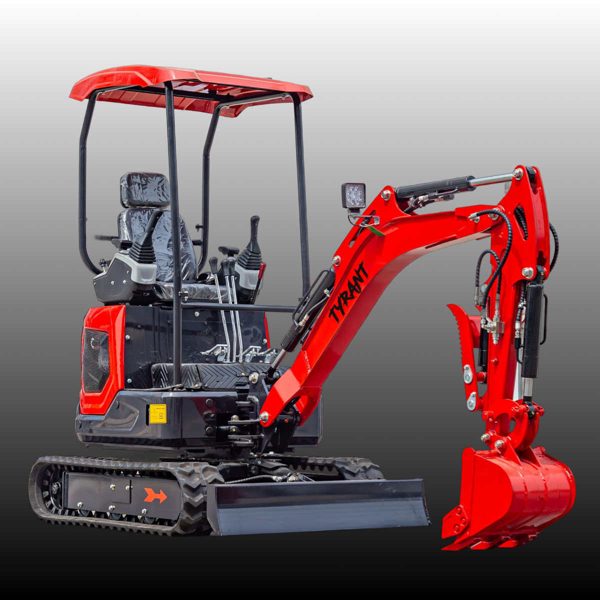 TYRANT 17 Mini Excavator Kubota D902 Engine Side Swing with 12
