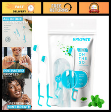 4-in-1 Travel Toothbrush Set  Prepasted, Disposable, Individually Wrapped  120