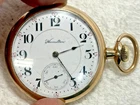 Vintage 1910 Hamilton Pocket Watch 16s17J Grade 975 Model: 1 Gold Filled Case