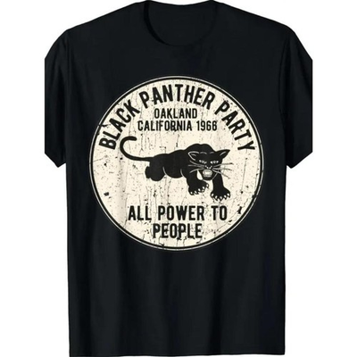 #ad #ad 1966 Oakland California Black Panther Party T Shirt $6.99